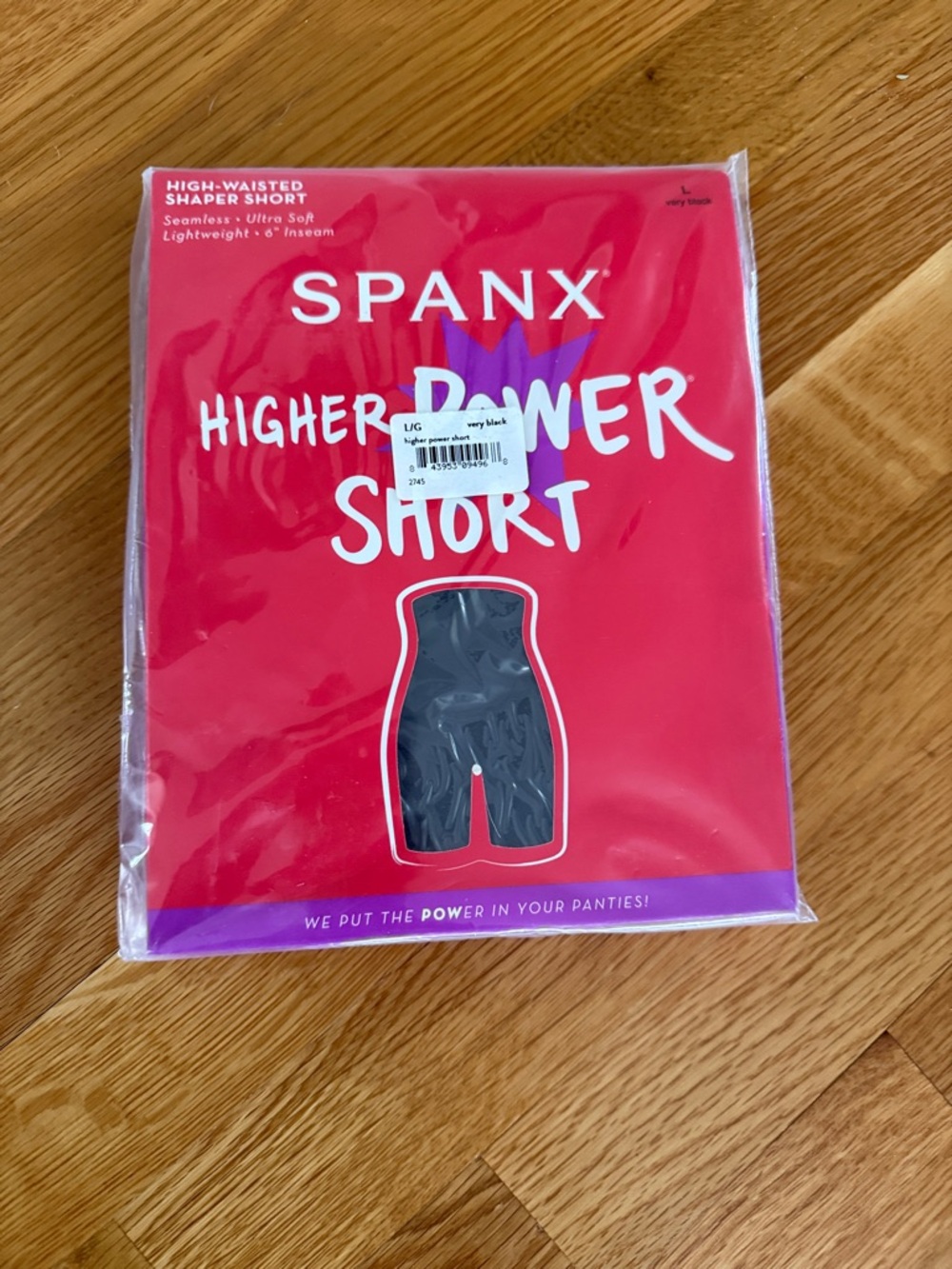 SPANX High-Waisted Shaper Short in Black
